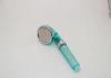 Chrome Negative Ion Shower Head Water Saving Green Color PC Material