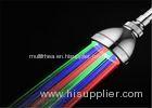 Color Changing Temperature Sensing LED Shower Head With Handle