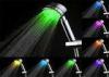 Temperature Controlled 7 Color LED Rain Shower Head With Handheld