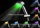 Temperature Controlled 7 Color LED Rain Shower Head With Handheld