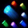 ABS 3 Color LED Rain Shower Head With Temperature Sensor High Water Pressure
