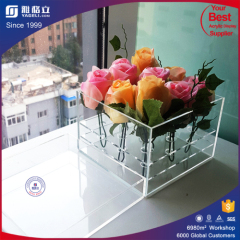 HOT sale clear clear acrylic luxury flower box