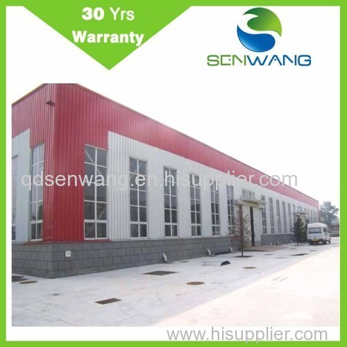 2016 steel structure fabricated warehouse China