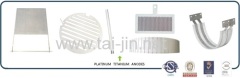 Titanium Wire Rod Anodes Coated with Platinum Precious Metal Oxide