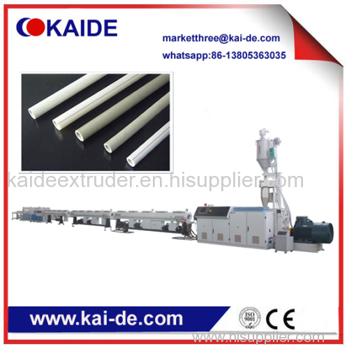 PPR/PPRC water pipe extrusion line supplier Single screw extruder