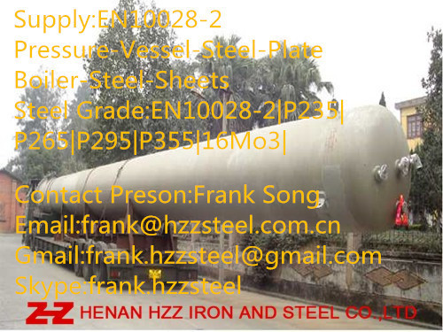 EN10028-2 P355 pressure vessel steel plate