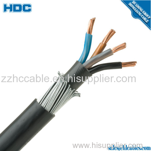 2.5mm2 450/750V PVC or Rubber insualtion Mult core Cable