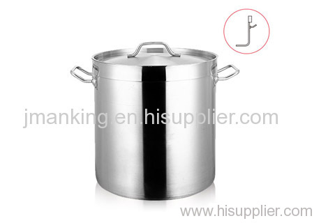 Toll Body Stainless Steel Stockpot 04Commercial Grade 3-Ply Clad Base With Cover