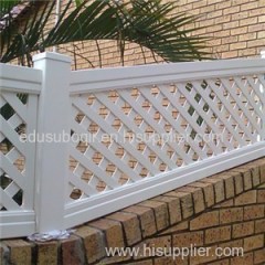 PVC Lattice Fence (FT-L01)