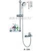Luxury Full Brass Shower Mixer Set PC Material With Stainless Steel Panel