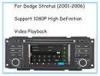 Audio Copy Mirror Link 2001 - 2006 Dodge Stratus Radio High Definition Car DVD Player 3D UI