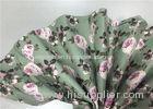 Stretch 100% Cotton Vintage Floral Print Fabric For Pants / Curtains