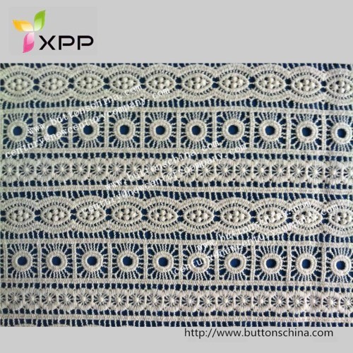 012 Fashion Beautful Embroidry Webbing Fabric Lace for Cloth