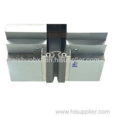 Ceiling to Ceiling profile rubber filler expansion joint cover with aluminum base