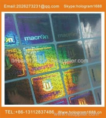 Design security Hologram sticker lables for goods