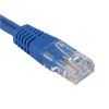 UTP Cat.6 Patch Cord Plain Molded Blue Color