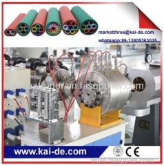 HDPE silicon micro duct tube extrusion machine China supplier 50m/min high speed