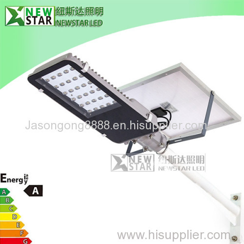 30W-100w 12v dim Outdoor Watperoof Road Lighting Solar Photovoltaic 30W Integrated LED Street Lights with Ce SAA UL TUV