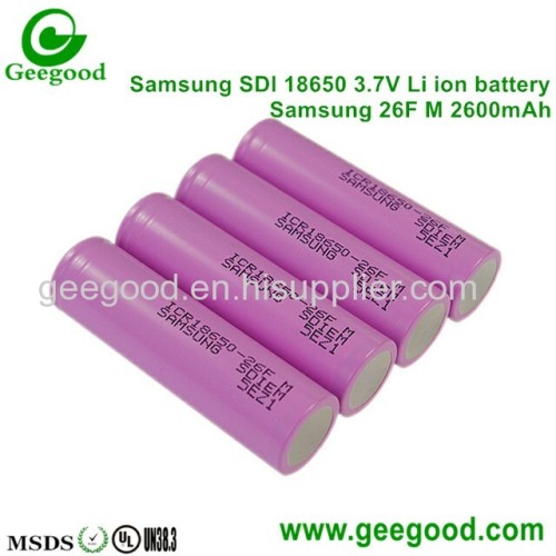 Samsung SDI 22F 22FM 26H 26HM 26JM 26F 26FM 28A 30A 30B 32A 2200mAh 2600mAh 2800mAh 3000mAh 3200MaH 3350mAh 18650 3.7V