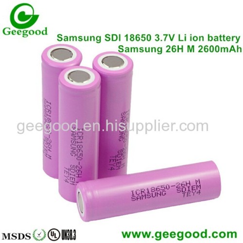 Samsung SDI 22F 22FM 26H 26HM 26JM 26F 26FM 28A 30A 30B 32A 2200mAh 2600mAh 2800mAh 3000mAh 3200MaH 3350mAh 18650 3.7V