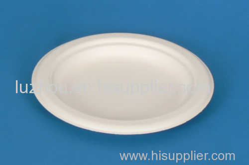 100% bio-degradeble sugarcane pulp bamboo pulp plate and dishes