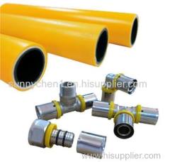 AS4176 flexible gas pipe PE AL PE Pipe for brass gas fitting