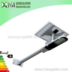 12V 24V DC Public Lighting 10W Solar Power Integrated LED Street Lights with RF Remote for Outdoor Lighting Use