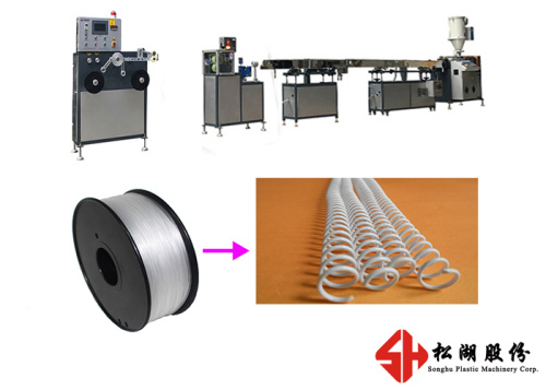 High Strength And High Precision Plastic Binding Spiral Ring Wire Coil Machine