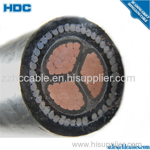 Multi Core power cable XLPE Insulated PVC Sheathed Steel Tape Armored Cable