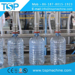Automatic 5-10L plastic bottle drinking water filling capping machine linear type