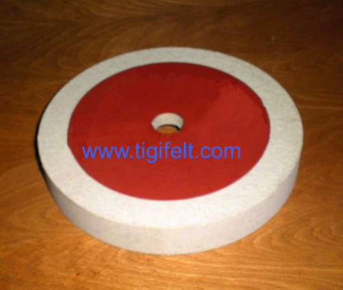 High quality Felt Abrasive Wheels with red paper 
