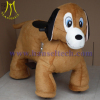 outdoor plush riding animals with chargeable battery in shopping center