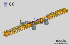 Long bar induction heat treatment machine