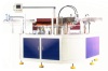 Flat screen printing machine with rotary table