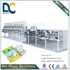 Full-auto multi-pieces wet wipes production line