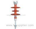 20KV Red Color Composite Pin Type Insulator For T Steel Cross-Arm