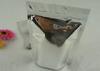 Gloss Finish Aluminum Foil Ziplock Stand Up Bags With Bottom Gusset