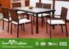 Steel Tube Frame Indoor Patio Furniture Dining Sets 7 Piece All Color