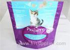 Bottom Gusset Pet Pe Pet Food Package 7 Colors Heat Cut Or Hemmed