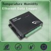 Multipoint Temperature Data Logger uploads sensors data temperature humidity via Ethernet