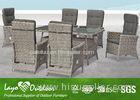 Modern Patio Furniture Dining Sets With W64 X D67 X H105 Rectangular Table Multiple Color