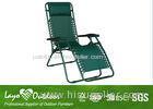 Steel Folding Beach Chair Lightweight With Big Loading L165 * W67 * H112