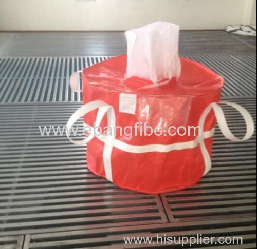 Colour red FIBC Bulk Bag for Aluminium Oxide Powder