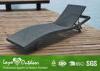 Wicker Patio Sun Loungers Folding Chaise Lawn Chairs Moisture Proof Feature
