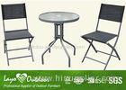 Comfortable Outdoor Chairs Beach Style Cast Aluminium Garden Furniture Easy Cleaning