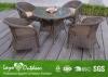 Durable 5 Piece Patio Set Outdoor Dining Furniture With Flame Retardant Material