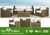 4pcs Loveseat Sofa Set Patio Outdoor Furniture Minimum Maintenance Feature