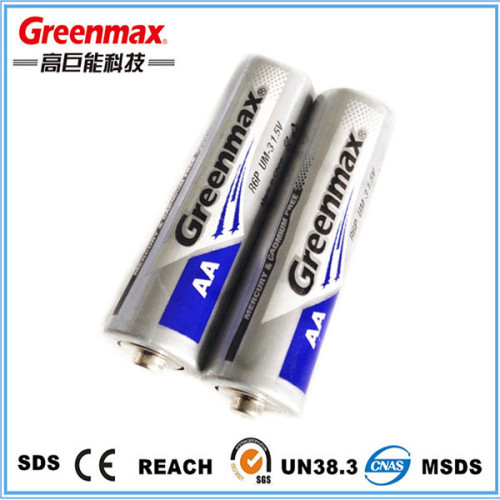 High quality carbon zinc aa battery 1.5v