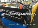Metal Floor Decking Roll Forming Machine With Hydraulic De - Coiler Lifetime Service