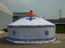 White PVC cover Family Mongolian Yurt Wind Resistance Tent For Winter SGS